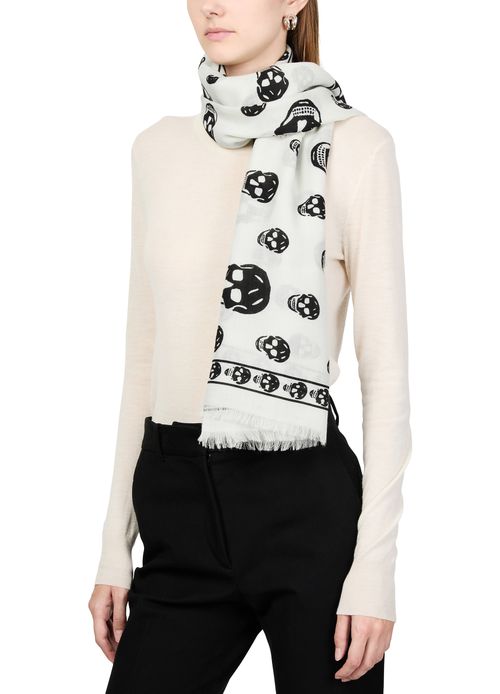 MCQUEEN Skull scarf