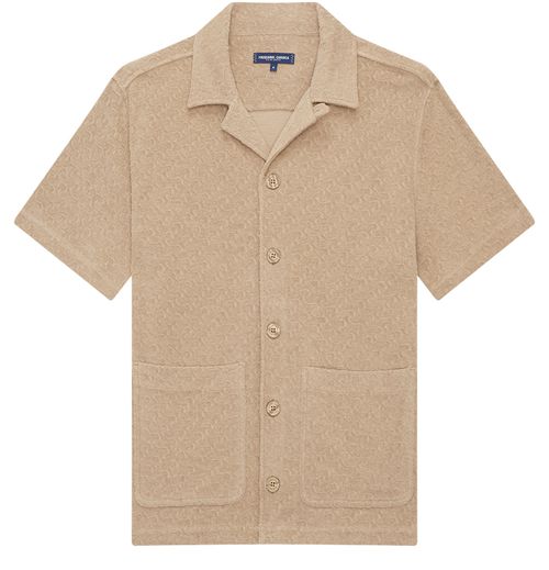 FRESCOBOL CARIOCA Paco Terry cotton jacquard shirt