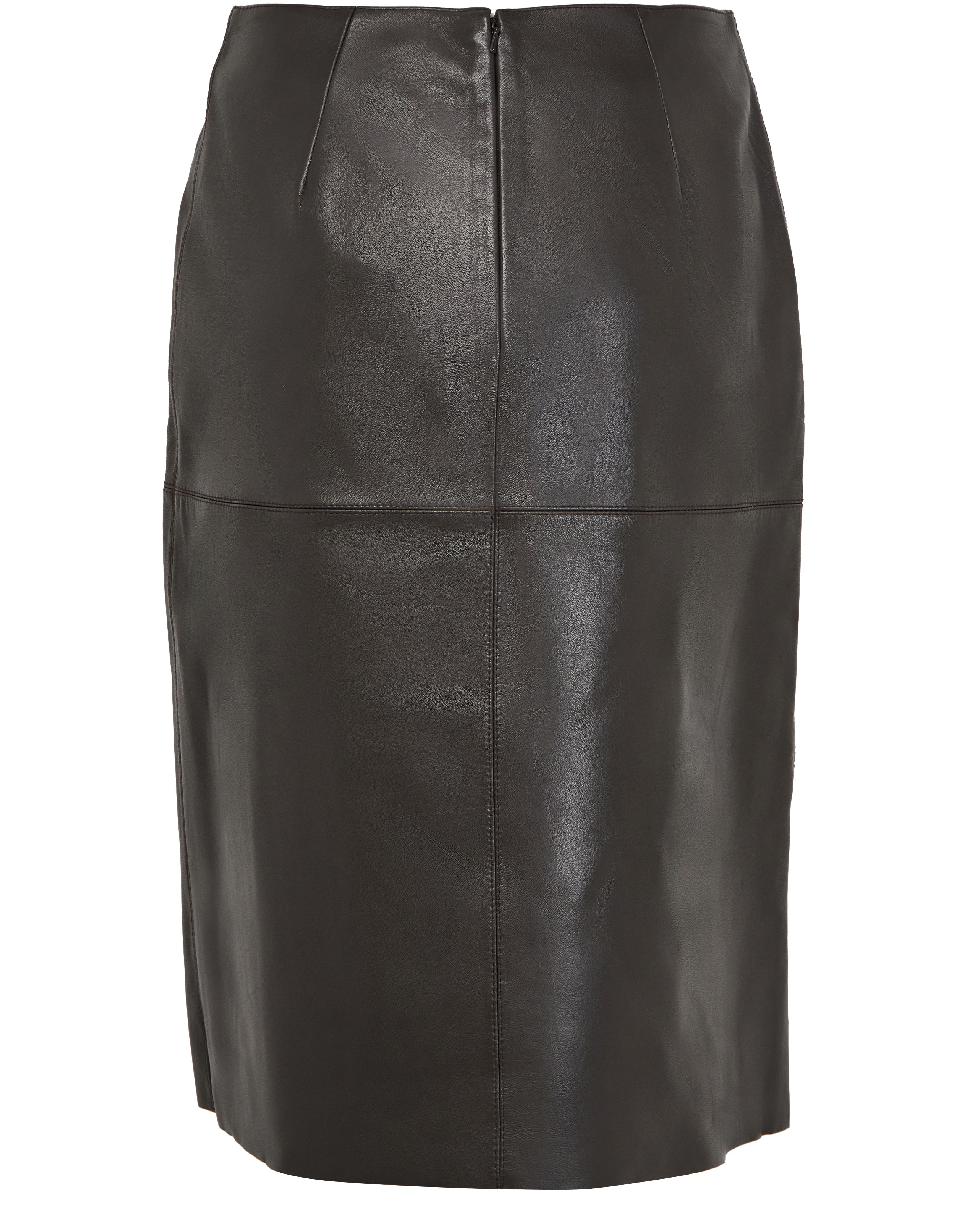 Gwen leather midi skirt thumbnail 3