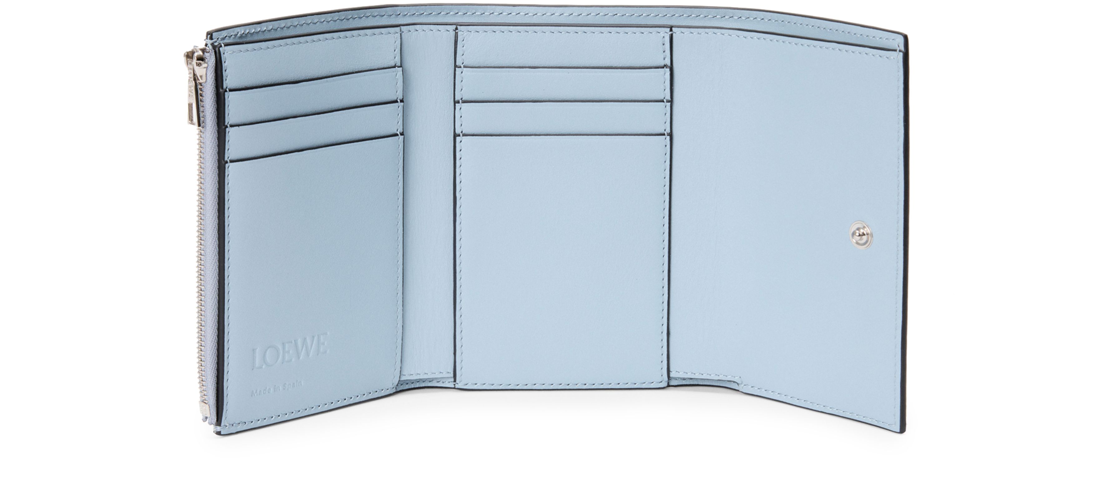 Futurist Cat small vertical wallet in classic calfskin thumbnail 4