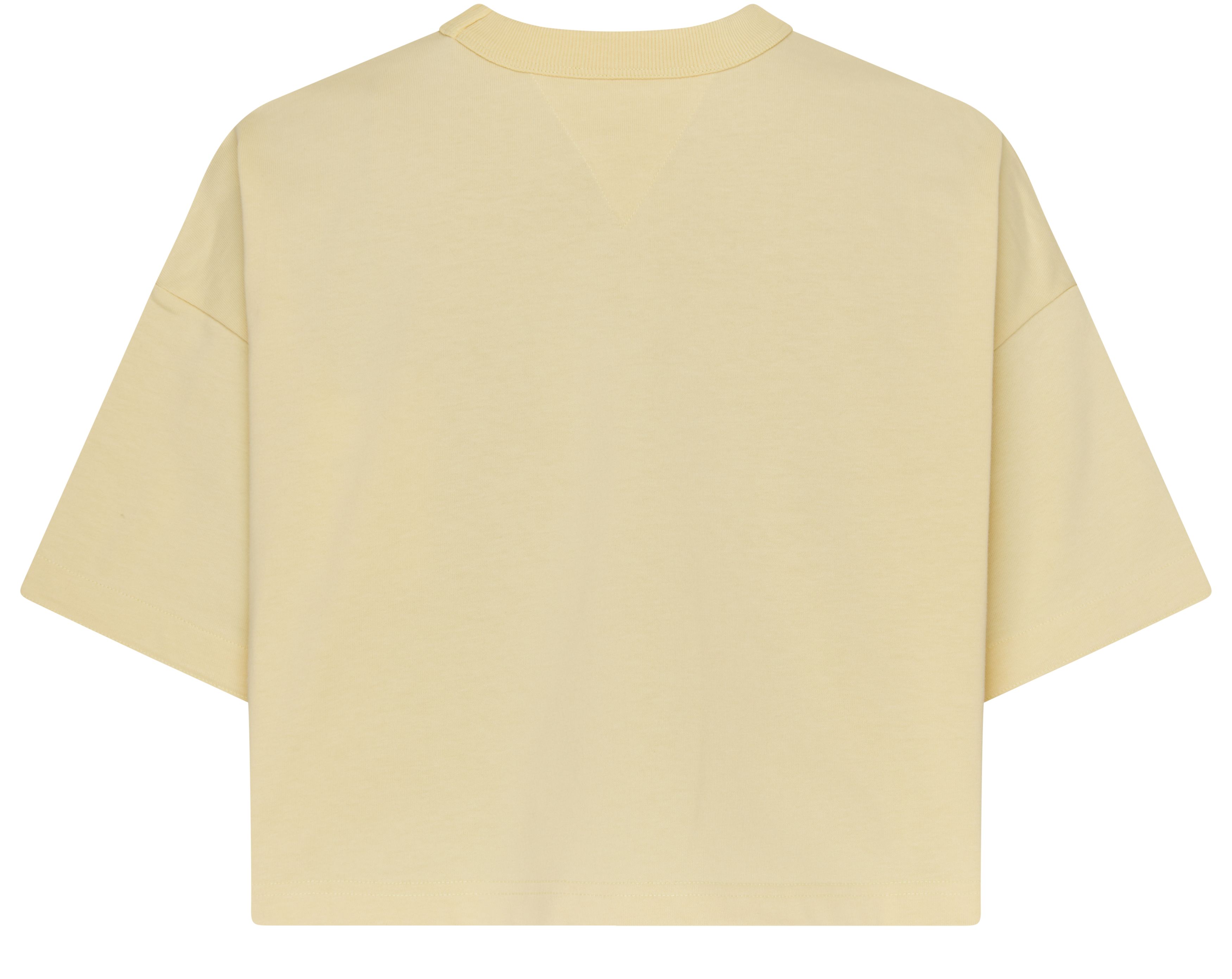 Jersey cropped t-shirt with V pocket thumbnail 3