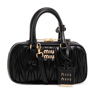 Women's Aventure nappa leather bag | MIU MIU | 24S Women's Aventure nappa leather bag | MIU MIU | 24S
