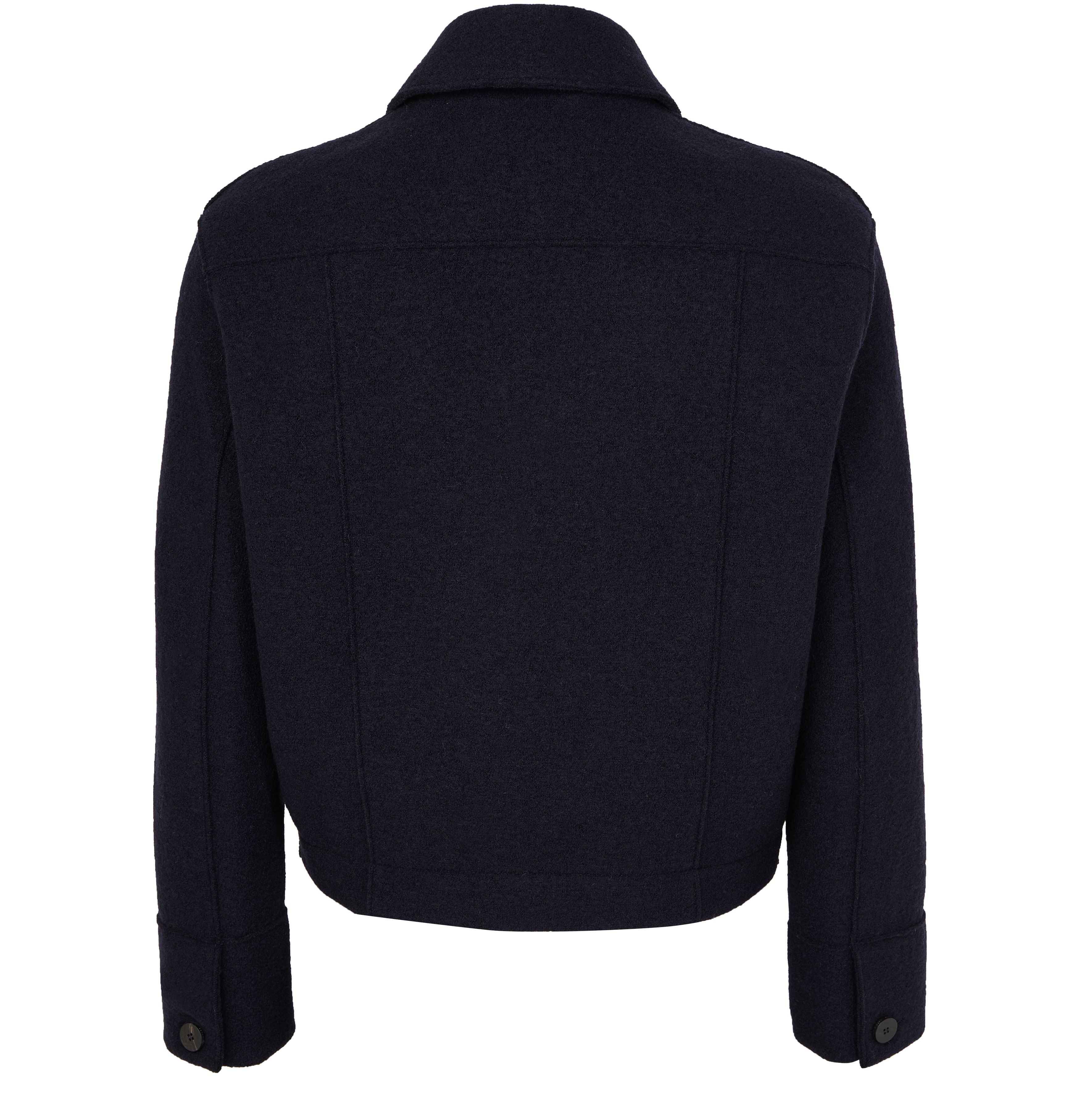Boiled wool short jacket thumbnail 3