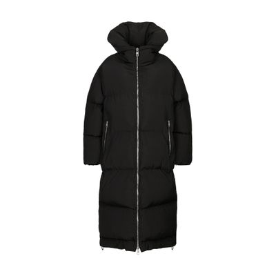 Dolce & Gabbana Long-sleeved Down Jacket In Black