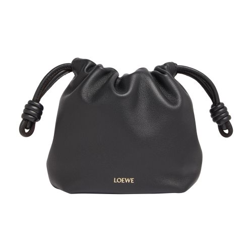 Loewe Bucket Shoulder Bag In Black