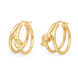 CELINE　ノットフープピアス&ノットリング