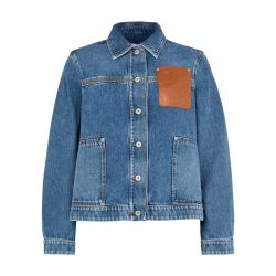 【24SS NEW】LOEWE_woman /フロッキーパターン デニムジャケット 24SS NEW】LOEWE_woman /フロッキーパターン デニムジャケット