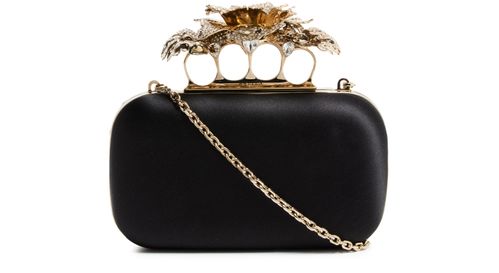 MCQUEEN Carnation clutch