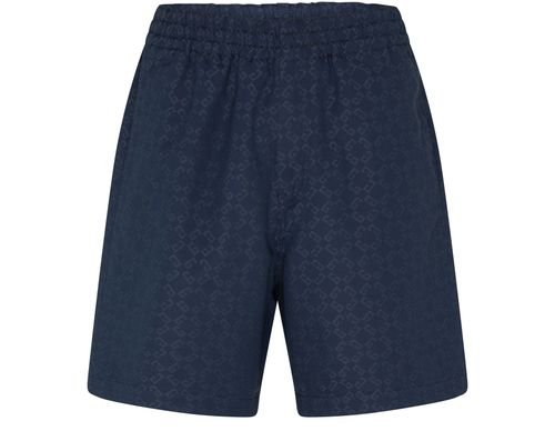 GIVENCHY Bermuda shorts in shiny monogram 72 denim