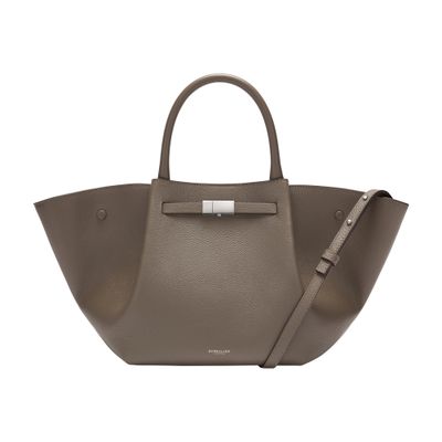 Demellier The Midi New York Handbag In Gray