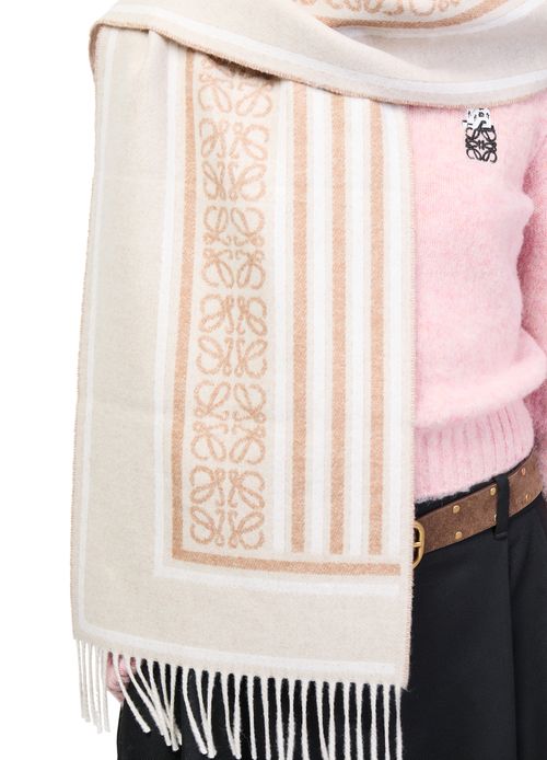 LOEWE Wool and cashmere scarf
