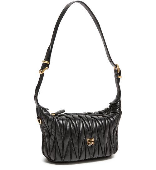 MIU MIU Quilted nappa leather pouch