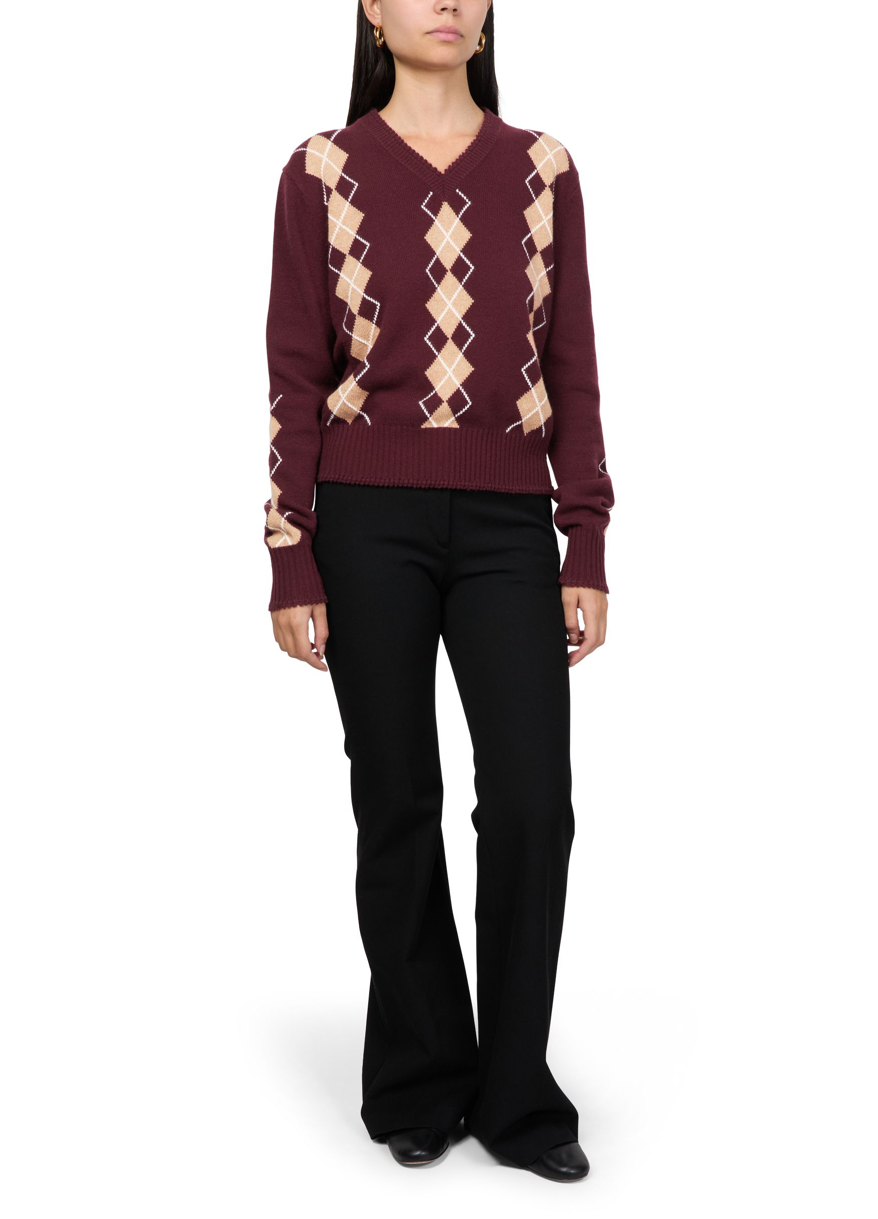 V neck sweater thumbnail 6