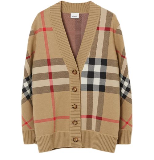 BURBERRY Check cardigan