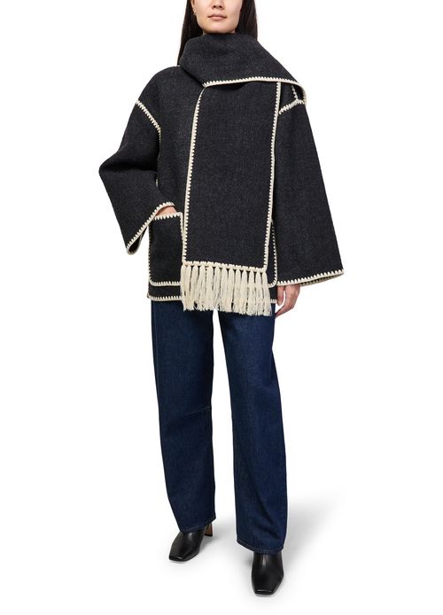 TOTEME Embroidered scarf jacket