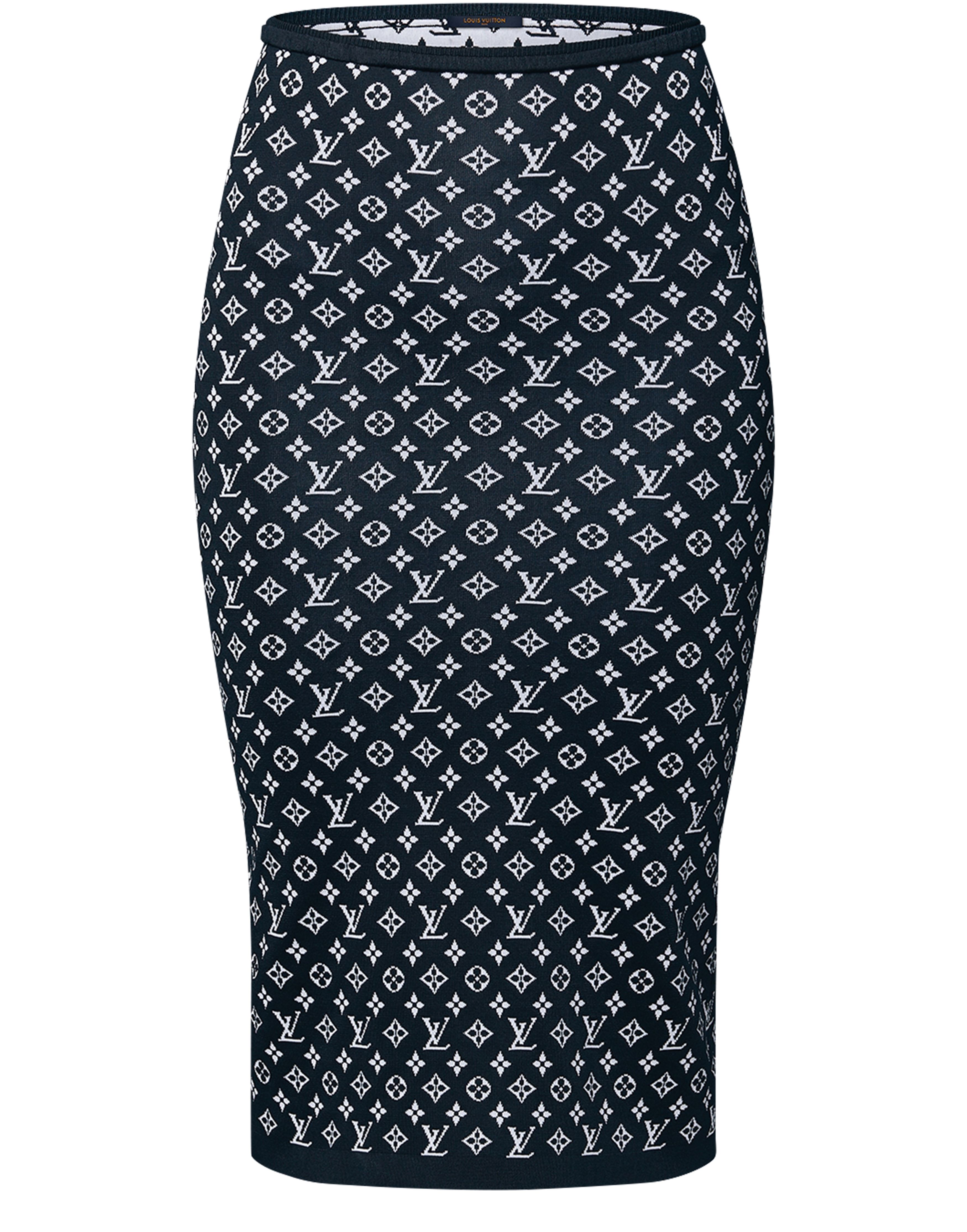 Monogram Jacquard Knit Skirt