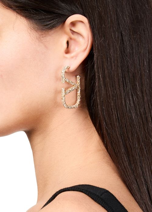 VALENTINO GARAVANI Vlogo Signature 45mm earring