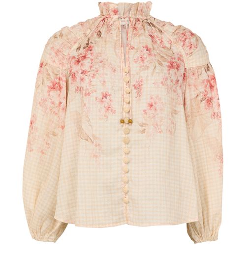 ZIMMERMANN Illuminate billow long sleeves blouse