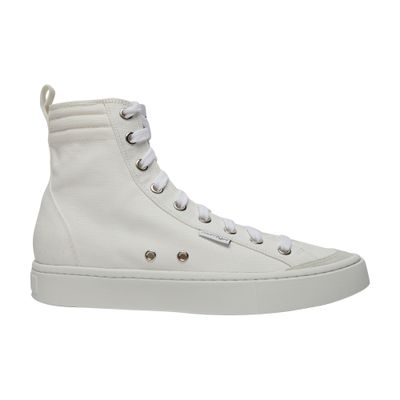 Courrèges Bitume High Sneakers In White