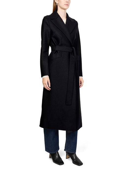 HARRIS WHARF LONDON Maxi coat in pressed wool