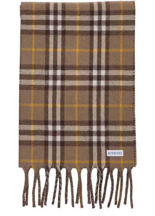 BURBERRY Kaschmirschal mit EKD-Emblem