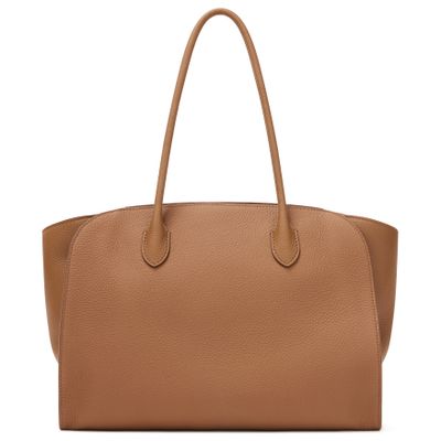 The Row Marlo 14 Tote Bag In Leather In Green
