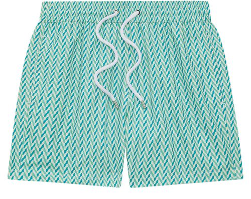FRESCOBOL CARIOCA Copacabana herringbone sport swim shorts
