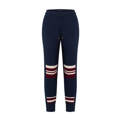 Stripe Detail Ribbed Jogging Pants