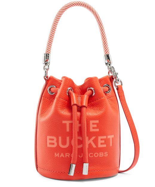 【新品♪MARC JACOBS】ザ　レザーバケットバック／オレンジ