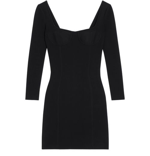 CELINE Corset dress in underpinning viscose