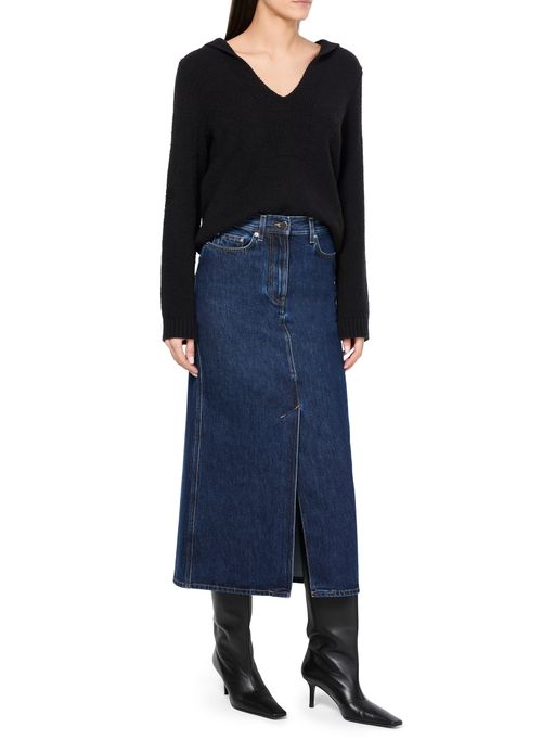 LOULOU STUDIO Bahia v-neck cotton sweater