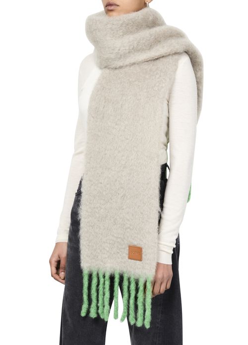 LOEWE Mohair and wool scarf
