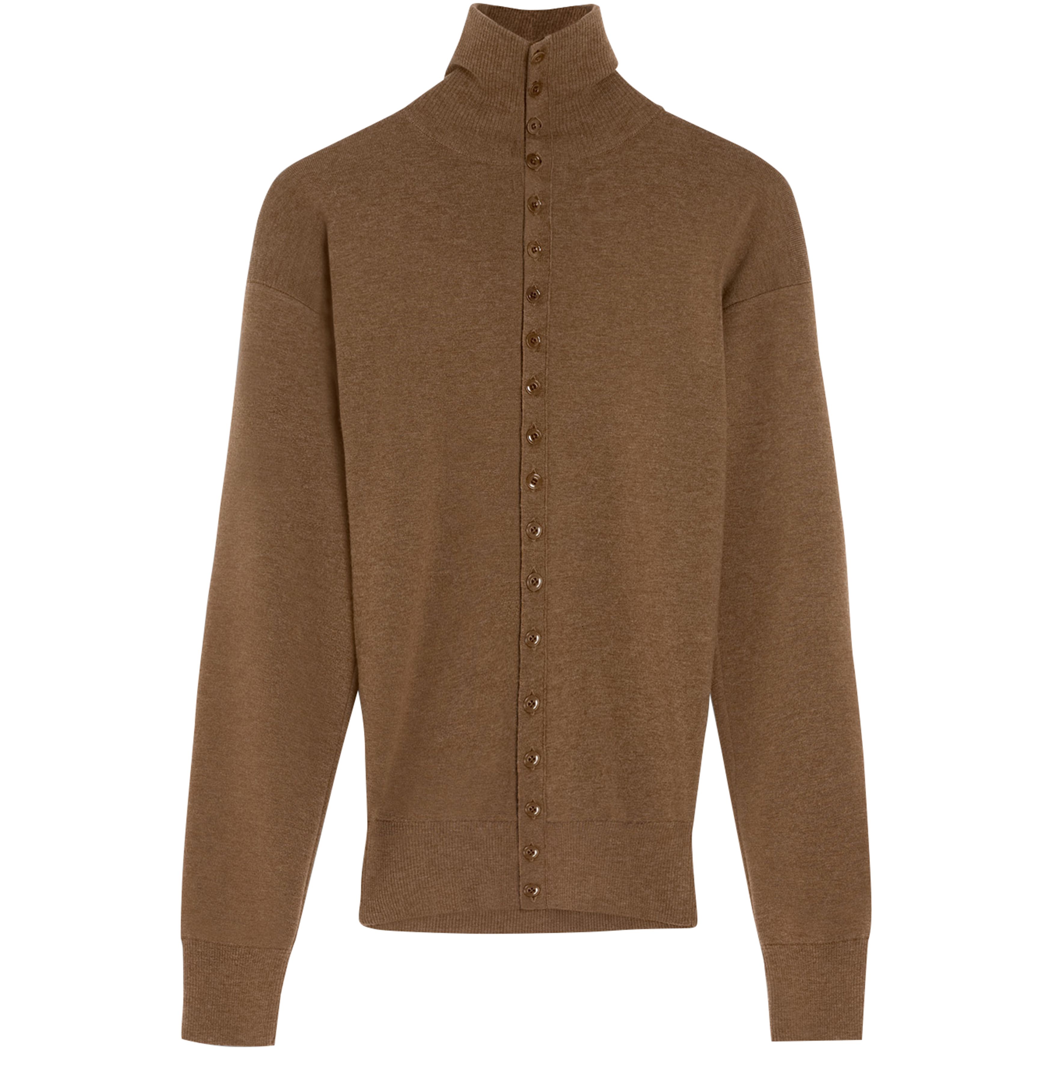 Buttoned fitted cardigan