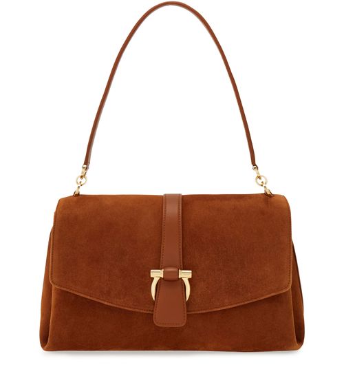 FERRAGAMO Front flap shoulder bag