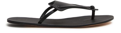 THE ROW Helena flip flop sandals in leather