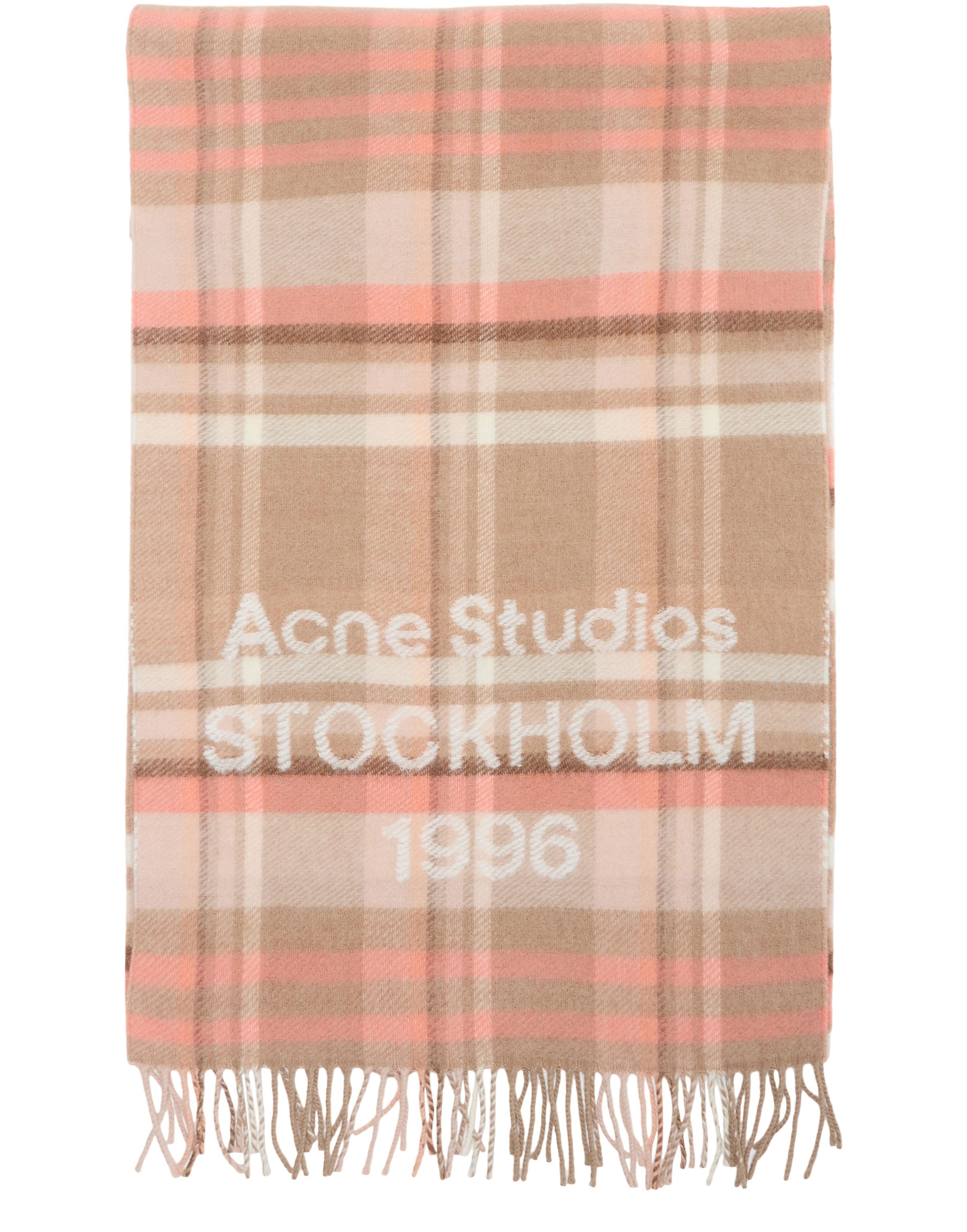 Check logo scarf