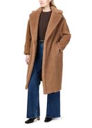 coat 【camel】teddy lambswool