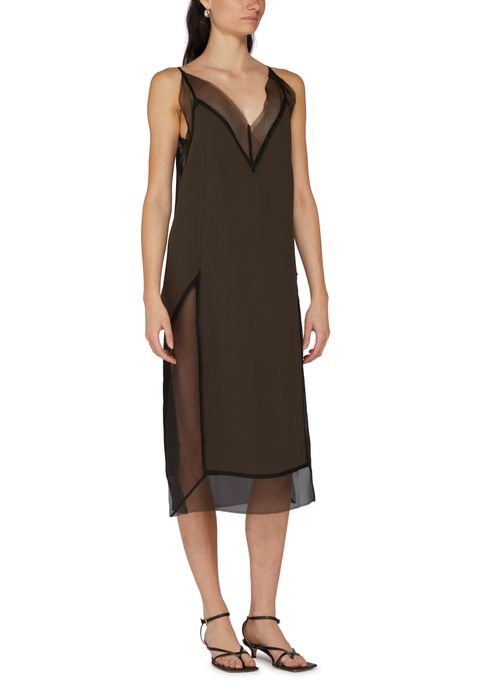 AMI PARIS Strap midi dress