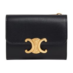 Celine Triomphe Compact Wallet with Detachable Card Holder Review