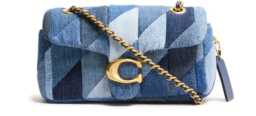 COACH Tabby 20 quilted patchwork denim shoulder bag