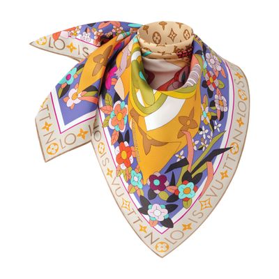 Louis Vuitton Picnic Square 90 In Multicolor