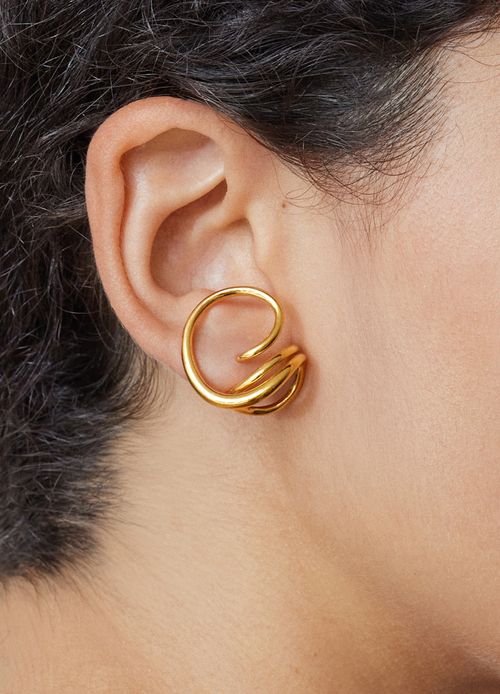 CHARLOTTE CHESNAIS Round Trip earrings