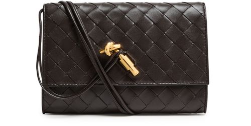 BOTTEGA VENETA Andiamo clutch with shoulder strap