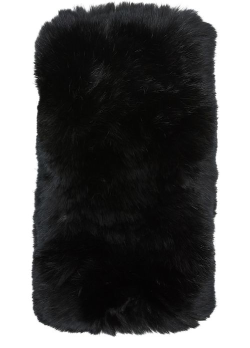 YVES SALOMON Bandeau en fourrure de lapin rex