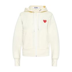 Women s Hoodie with logo patch COMME DES GARCONS PLAY 24S