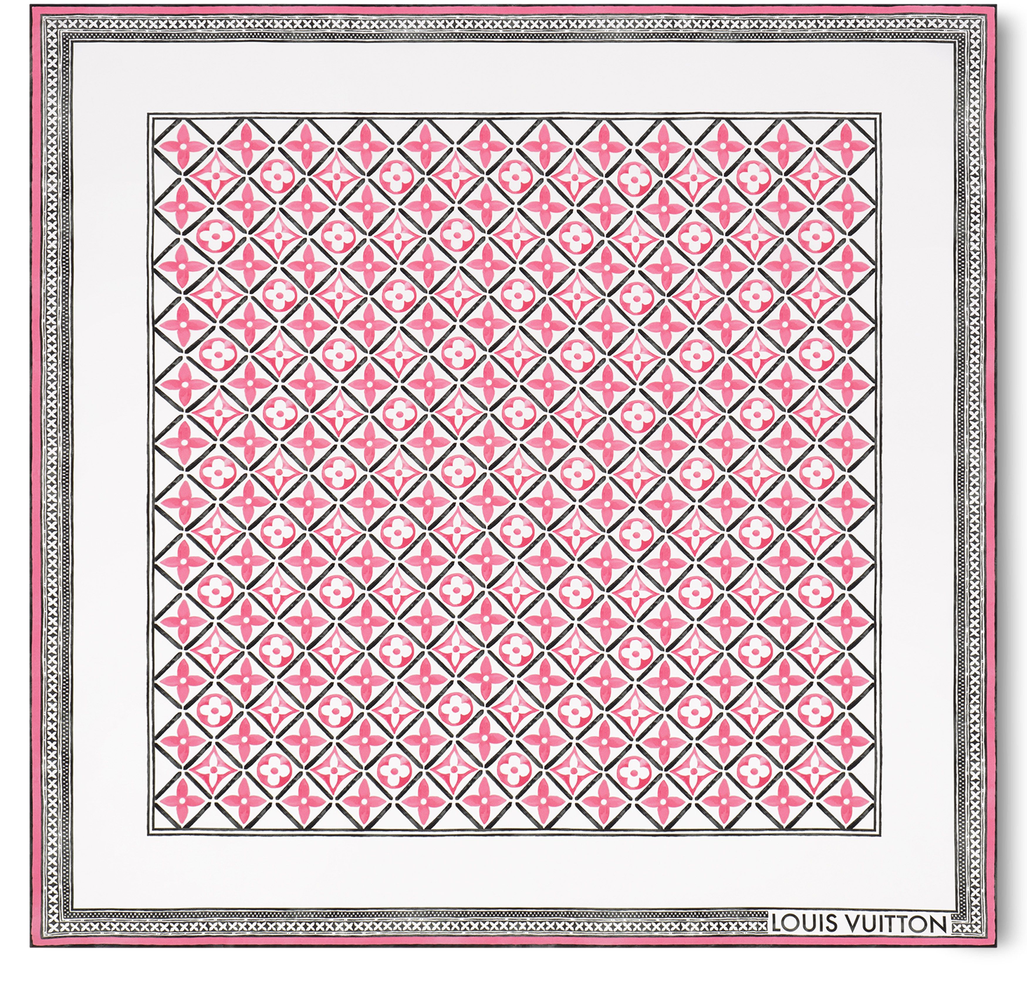 Monogram Flower Tile Square 90 thumbnail 3