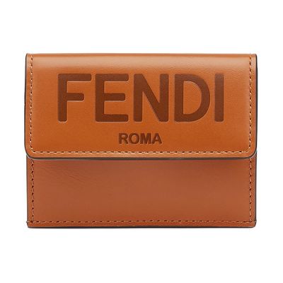 Fendi on sale logo wallet