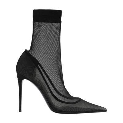 Dolce & Gabbana Transparente Stiefel In Black