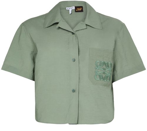 LOEWE Anagram short-sleeved cotton shirt