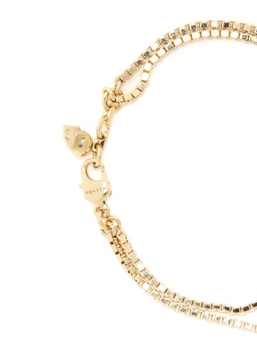 MCQUEEN Skull and pearl bracelet